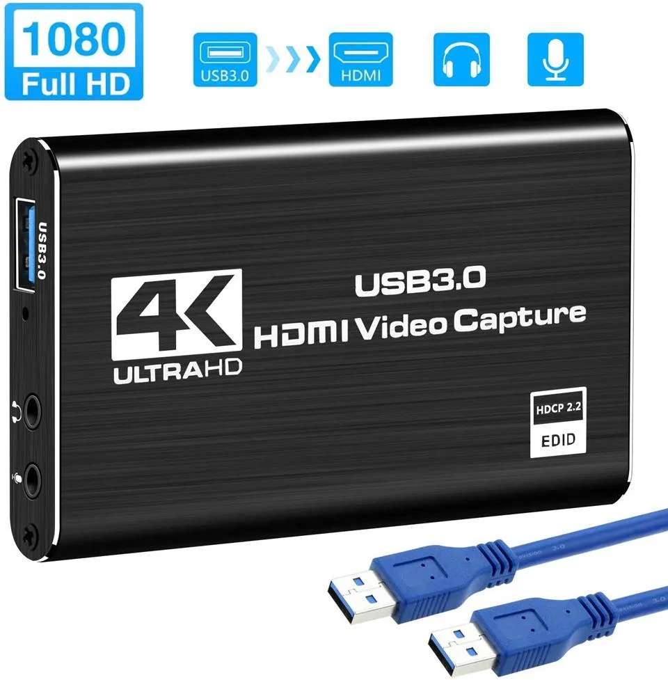 WRIARICH WRIARICH YCY-2353 4K HDMI USB 3.0 Capture Card 1080p 60fps — product photo