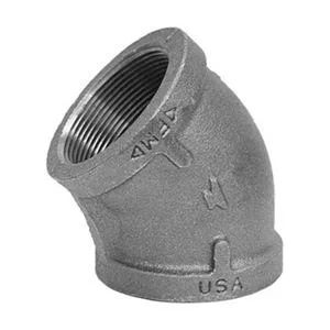 Anvil Anvil 0310024609 1102 45° malleable iron elbow 2-1/2" NPT 300 psi — product photo