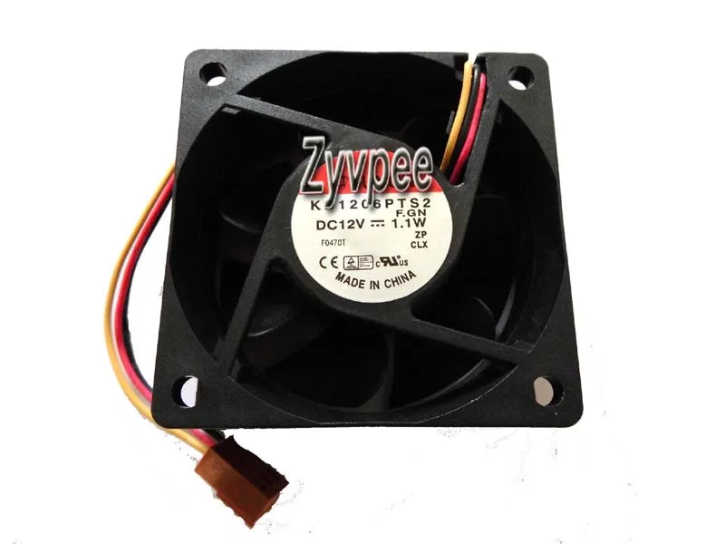 Zyvpee Zyvpee KD1206PTS2 60x25mm 12V 1.1W 3-pin case fan — product photo