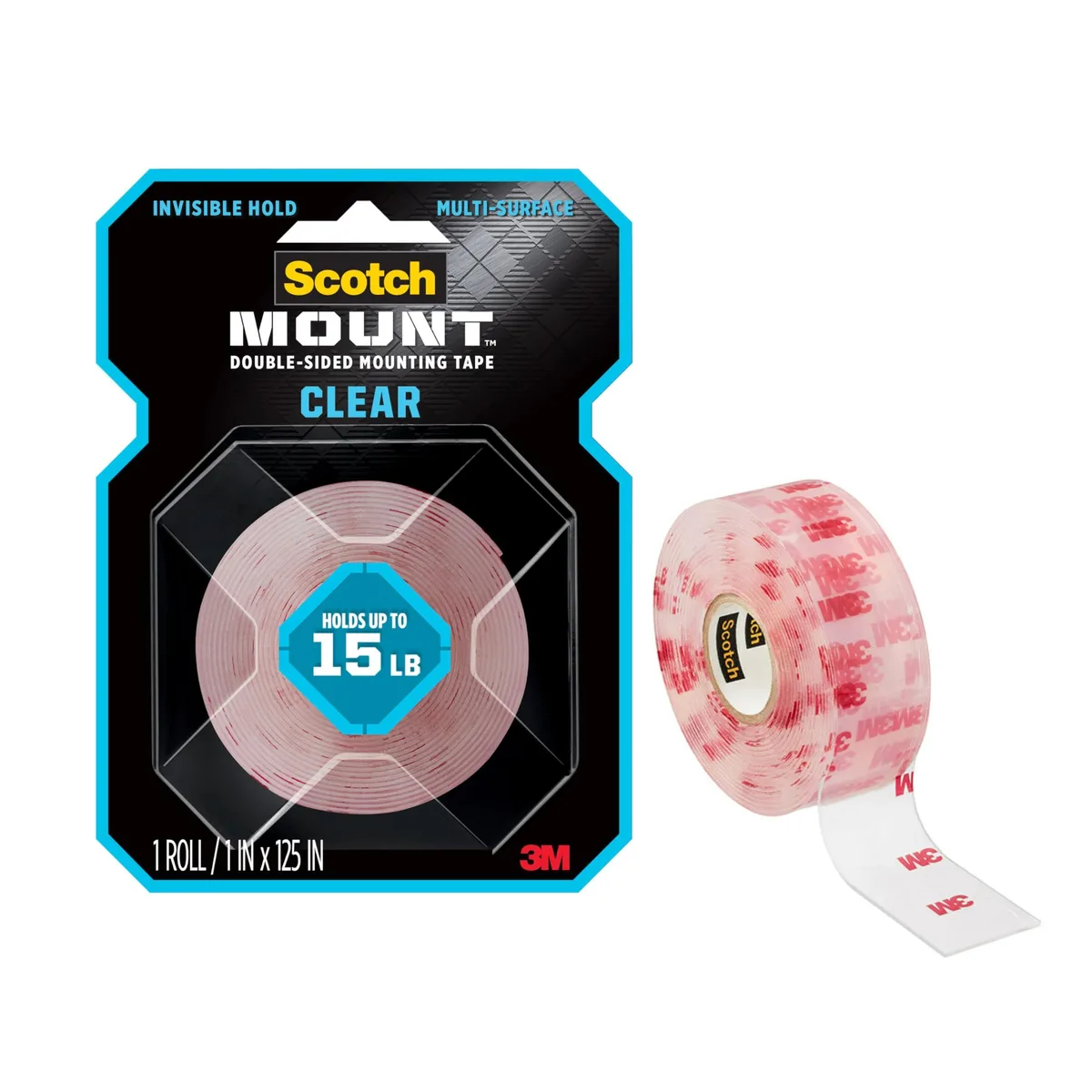 Scotch 410H-MED-DC Double-Sided Acrylic Foam Adhesive 1 in x 125 in 15 lb — product photo
