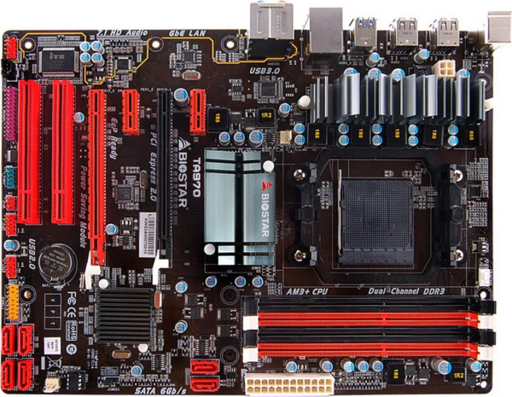 Biostar Biostar TA970 Ver. 5.0/5.1/5.2 motherboard accessory — product photo