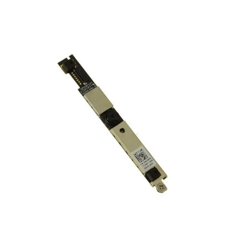 Small rectangular webcam module with silver finish