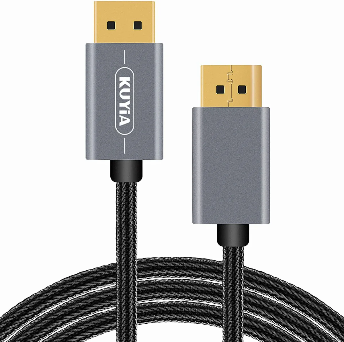 KUYiA KUYiA DisplayPort Cable 7 ft 4K 60Hz 1.2 Gold-Plated — product photo
