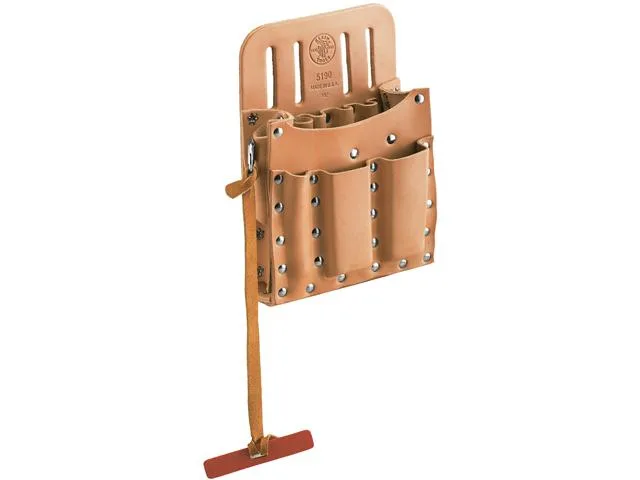 Klein Tools Klein Tools 5190 Black Leather 10 Pocket Apron — product photo
