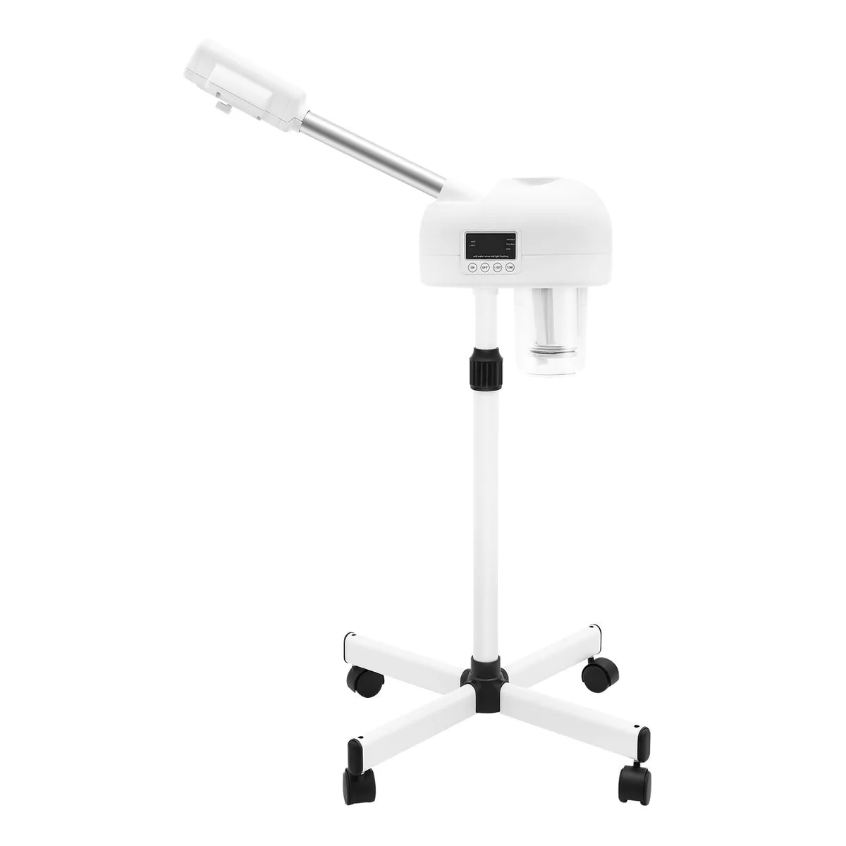 Peakora Standing Facial Steamer White 750W 600ml 360° Adjustable Wheels — product photo