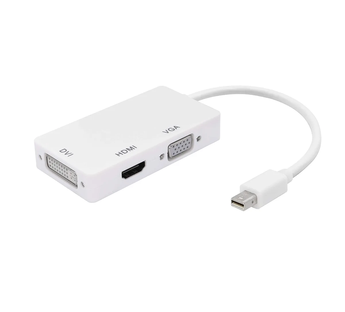 Vszerda Vszerda 3-in-1 Mini DP to HDMI DVI VGA Adapter 4K — product photo