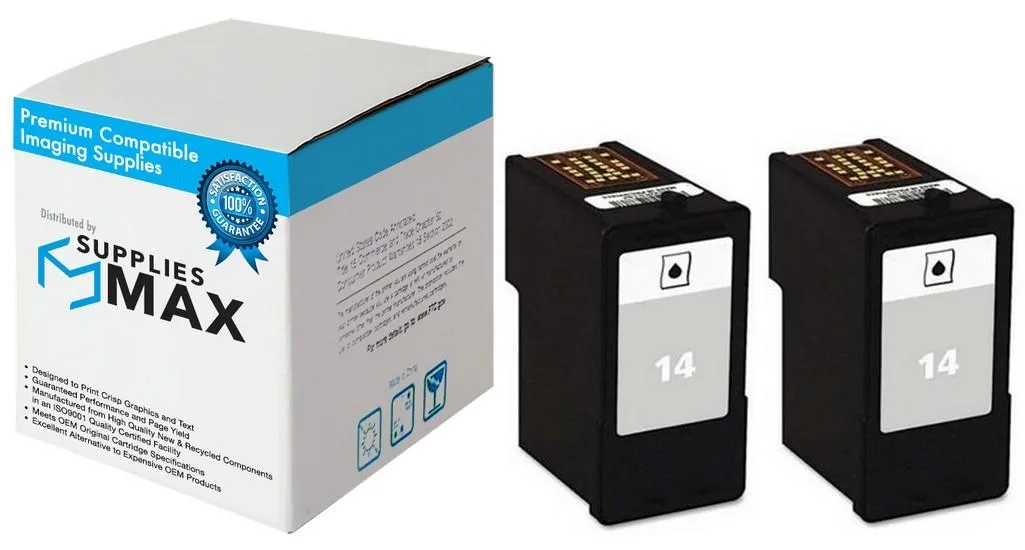 SuppliesMax SuppliesMax Lexmark 18C2228 Black Inkjet 2 Pack 175 Pages — product photo