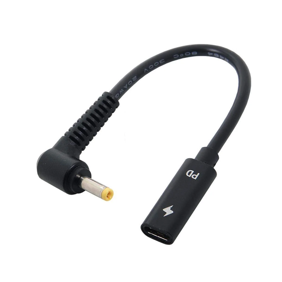 Fervit Fervit USB-C Female to DC 4.0x1.7mm PD Cable 18-20V 65W — product photo