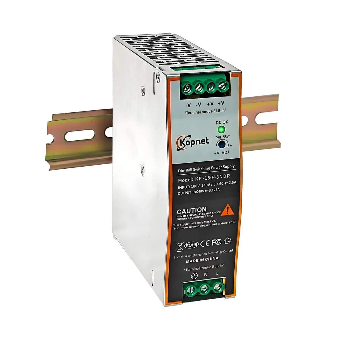 Batianda Batianda 150W 48V Din Rail Power Supply 2 in 1 accessory — product photo