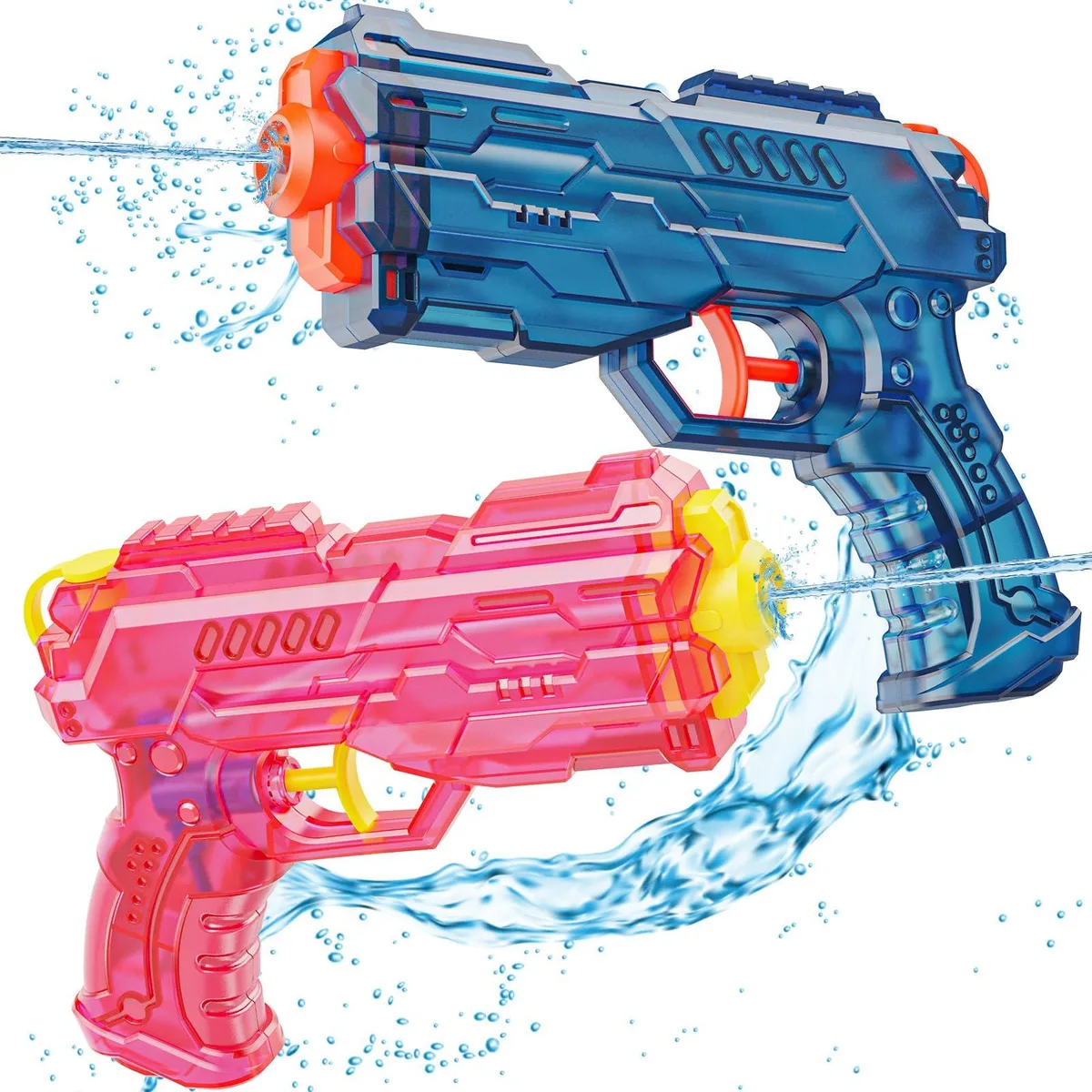  2 Pack Small Squirt Guns 180cc 15-25ft Range — product photo