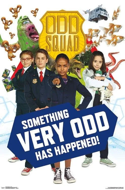 Odd Squad collage poster print, 22 by 34 inches, on premium heavy stock paper