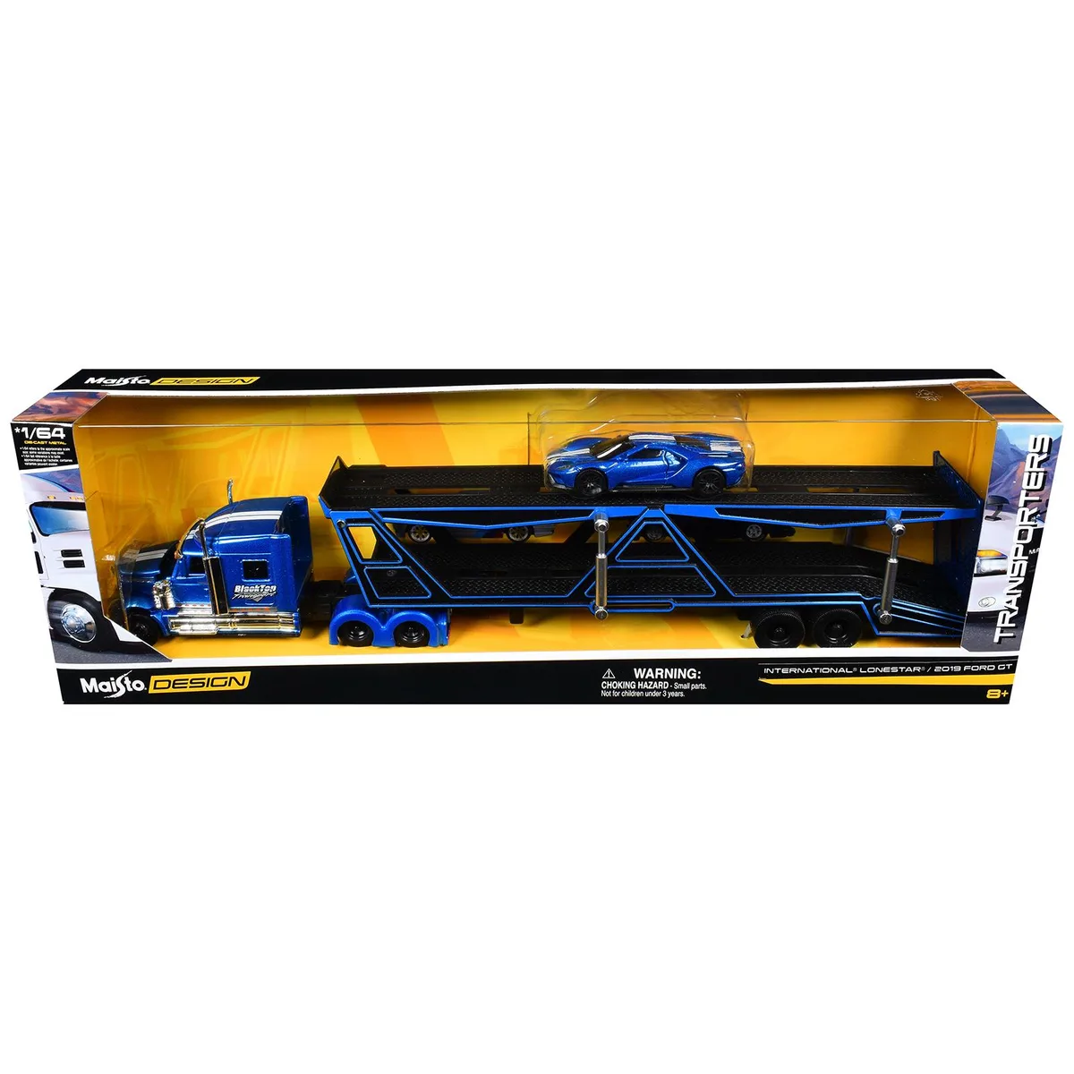 Maisto Maisto 1/64 International Lonestar Hauler &amp; 2019 Ford GT Set — product photo