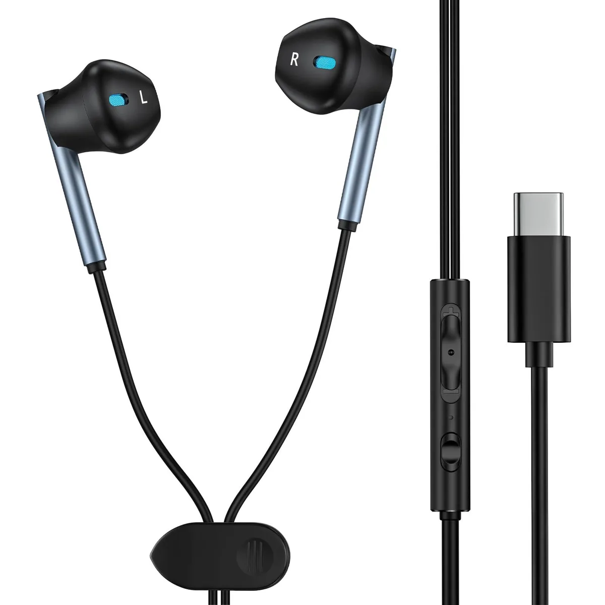 SuperTooth USB C Headphones Black 14.2mm 48kHz 24-bit — product photo