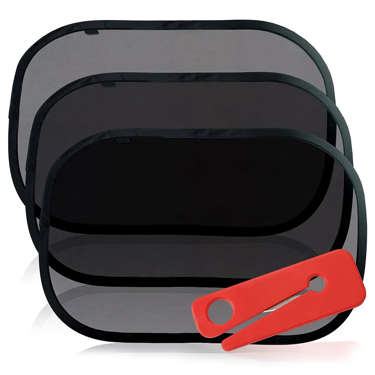 Altatac Altatac CarCling-Sunshades-3PK-NONXL sun protection 18 x 12 3 pack — product photo