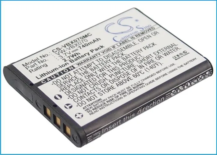 Cameron &amp; Co Cameron &amp; Co DS-CS-VBX070MC 3.7V 740mAh camera battery — product photo