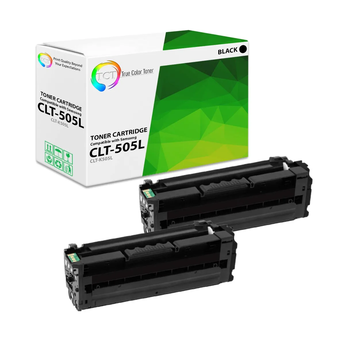 True Color Toner True Color Toner CLT-K505L Black Toner Cartridge 2 Pack 6000 Pages — product photo
