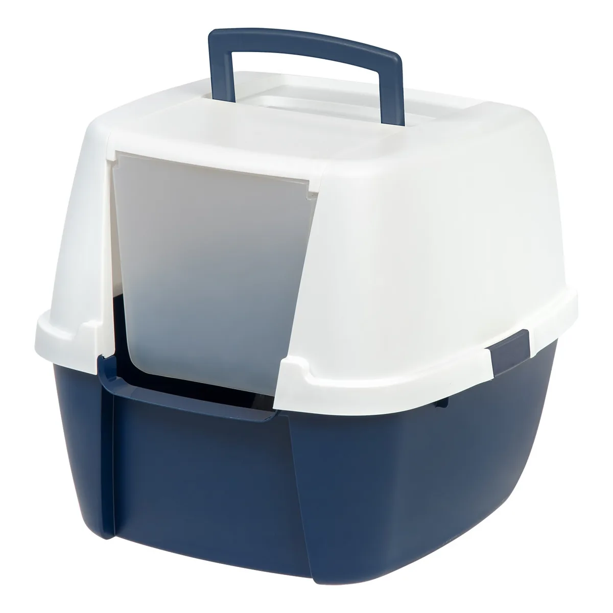 IRIS USA, INC. IRIS USA, INC. Jumbo Hooded Litter Box Navy — product photo