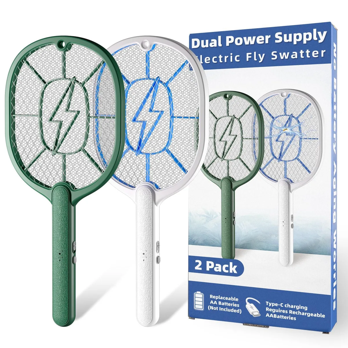803U Electric Fly Swatter Mosquito Zapper electronics for kid — product photo