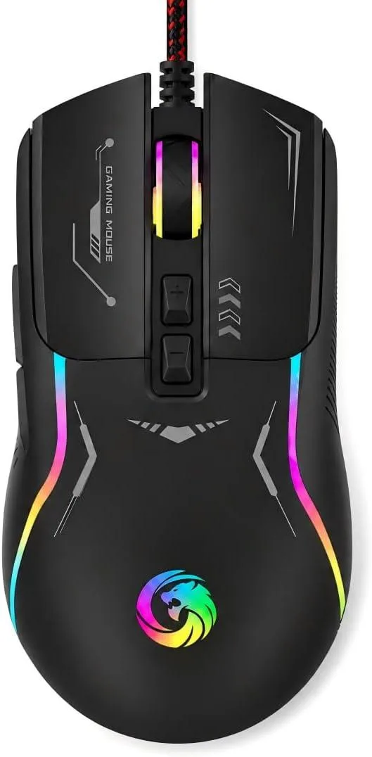 AUTYUE AUTYUE USB Wired Gaming Mouse 7200 DPI Black — product photo