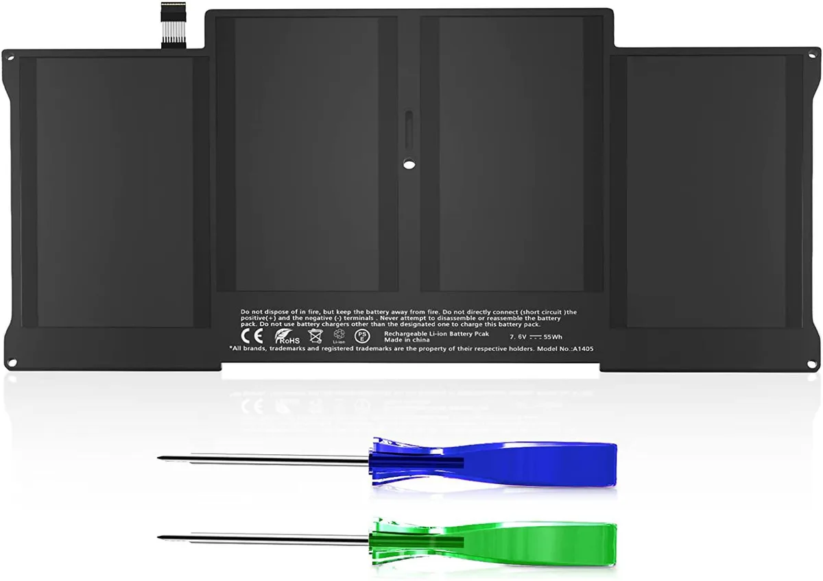 myVolts myVolts MacBookAir3 laptop battery 7200mAh 55Wh 7.6V 13 inch — product photo