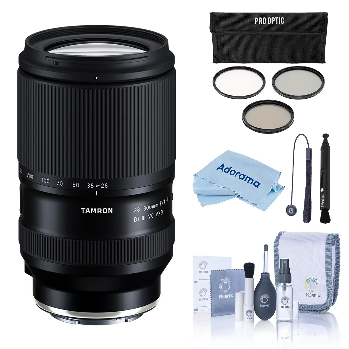 Tamron Tamron 28-300mm f/4-7.1 Di III VC VXD Sony E Bundle — product photo