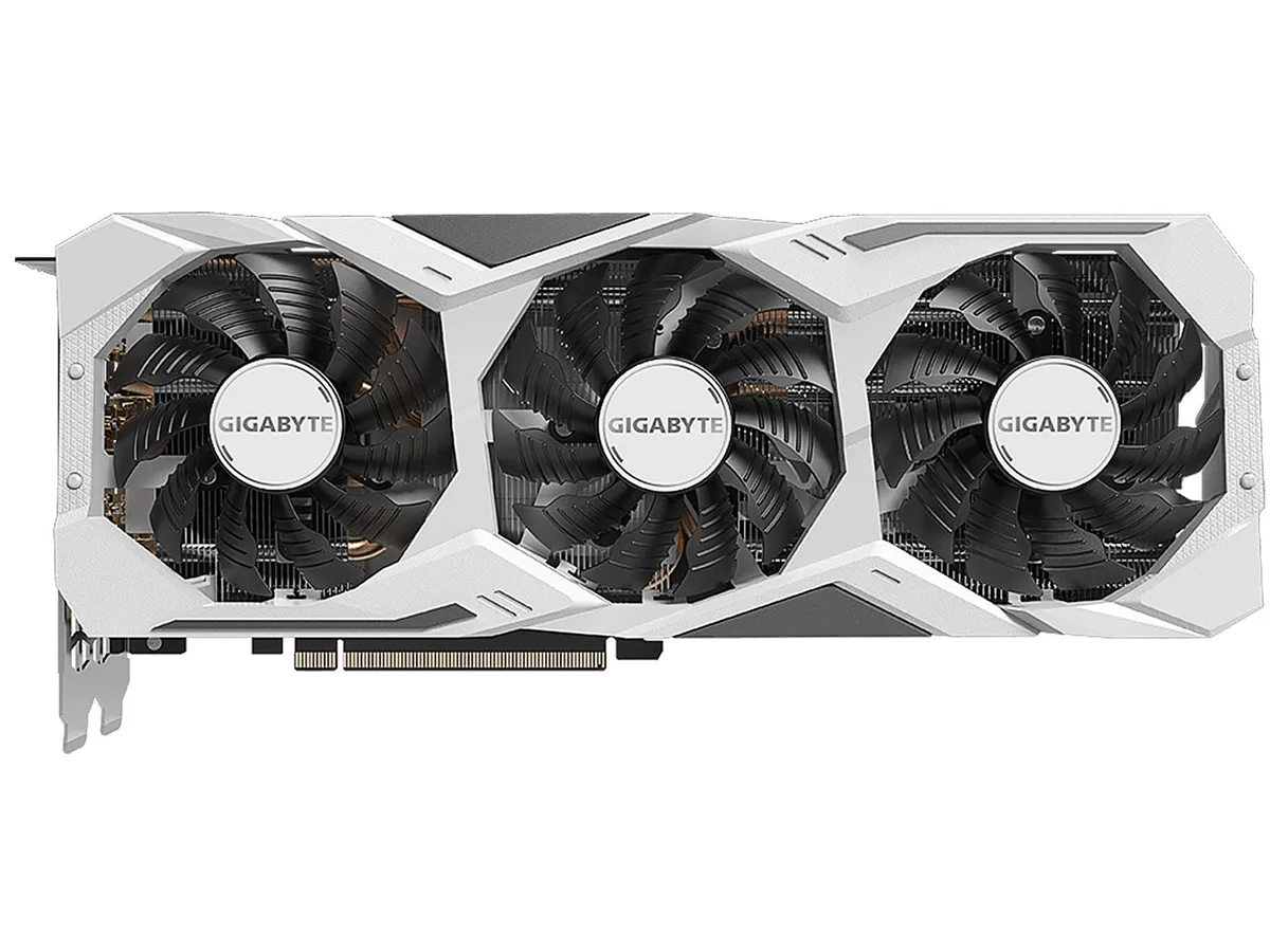 GIGABYTE GIGABYTE GVN208SGAMINGOCWHI8G GeForce RTX 2080 SUPER graphics card — product photo