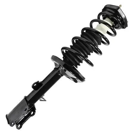 Unity 15052 rear right complete strut assembly, silver metal coil spring and housing
