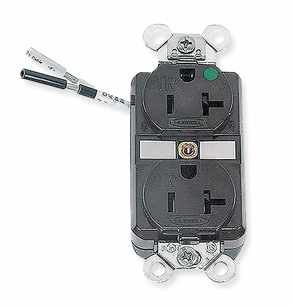 Hubbell Incorporated Hubbell Incorporated HBL8300SGA Straight Blade Receptacle 5-20R 20A — product photo