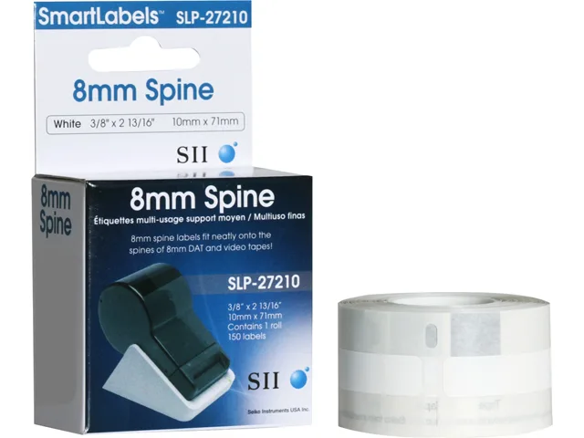 Seiko Instruments USA, Inc Seiko Instruments USA, Inc SLP27210 label 2.81 x .37 white 150/RollBox — product photo