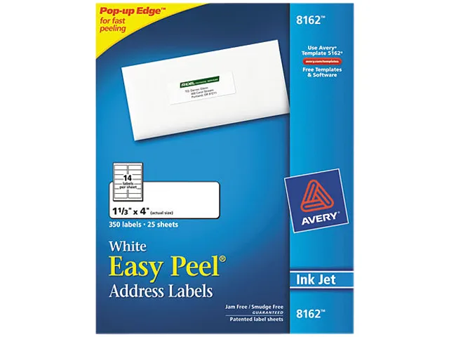 Avery Avery 8162 Easy Peel Address Labels 350 mailing supply — product photo