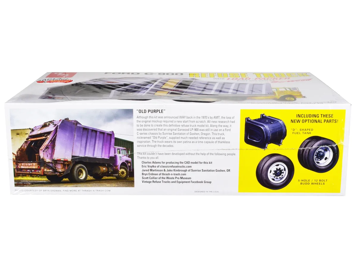AMT AMT Ford C-900 GarWood Refuse Truck Kit 1/25 Scale 1247 — product photo