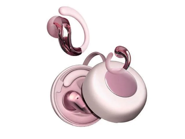 LORDWORLD LORDWORLD Pink Ear Clip Earbuds with Ear Hook 400mAh — product photo