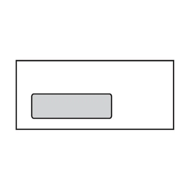 WESTERN STATES WESTERN STATES #10 Digi-Clear Window Envelopes 4.125 x 9.5 24# White 500/Box — product photo