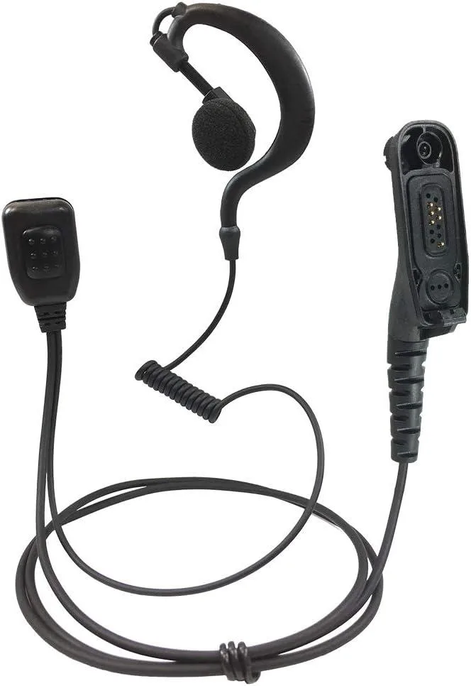 usbroway usbroway G-Shape Earpiece with PTT Mic for Motorola Multi-Pin Radios — product photo