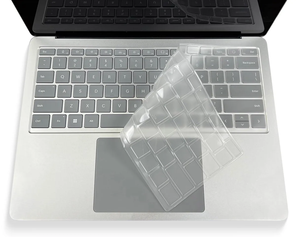Clear ultra-thin TPU keyboard cover for Surface Laptop 13.8 and 15 inch