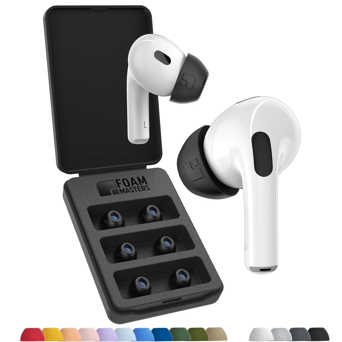 Batianda Batianda Foam Tips Black Magic 6.0 Small Black 3 Pairs — product photo