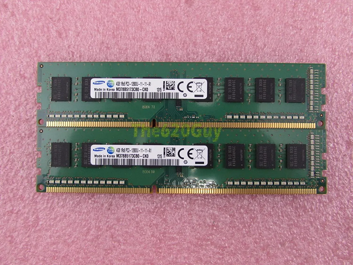 SAMSUNG SAMSUNG M378B5173CB0-CK0 8GB 2 x 4GB DDR3 1600MHz desktop RAM — product photo