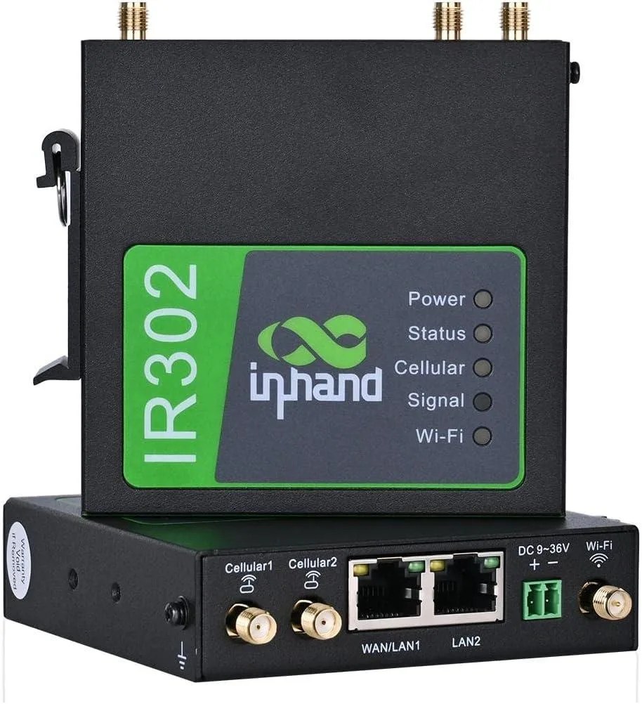 InHand Networks InHand Networks IR302 Industrial IoT LTE 4G VPN Router firewall appliance — product photo