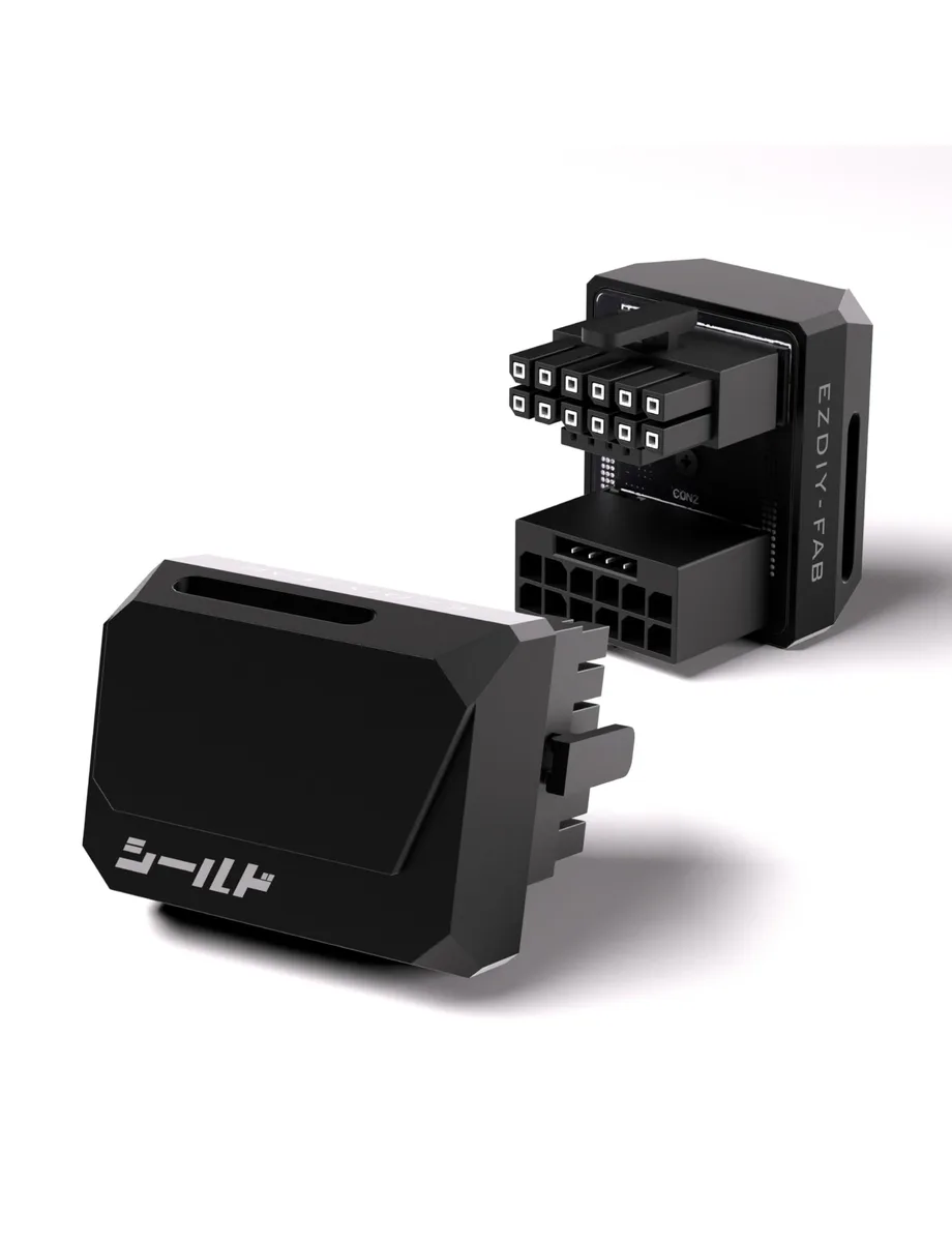 WRIARICH WRIARICH PCIe 5.1 12VHPWR Power Splitter Cord 600W 180° Right Angle Purple — product photo