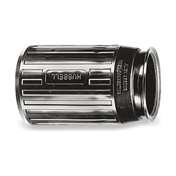 Hubbell Incorporated Hubbell Incorporated HBL7717C Long Boot 50A Twist-Lock IP55 Black 5.288 in — product photo