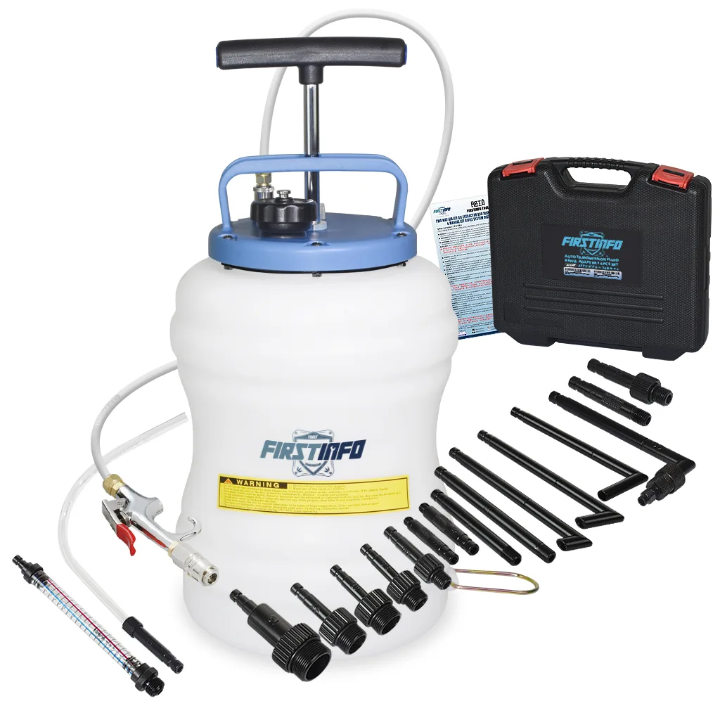 Firstinfo Tools Co., Ltd. Firstinfo Tools Co., Ltd. 10.5 L Manual ATF Refill Dispenser Kit with 17 Adapters — product photo