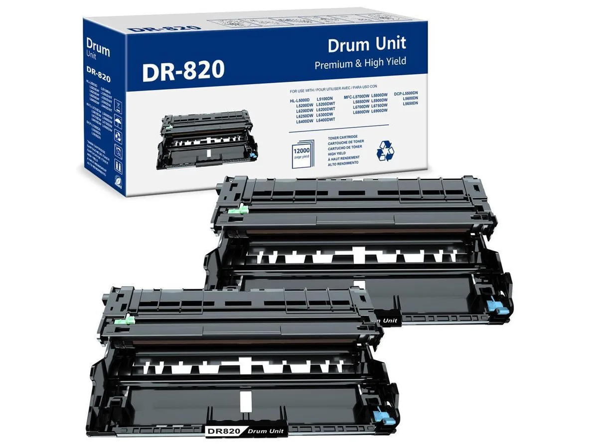 V4ink V4ink DR820 Drum Unit 2-Pack Black 30000 Pages — product photo
