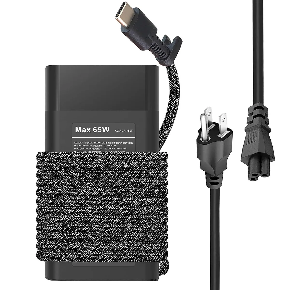 LXHY LXHY KT60W200325B3 65W USB-C laptop charger — product photo