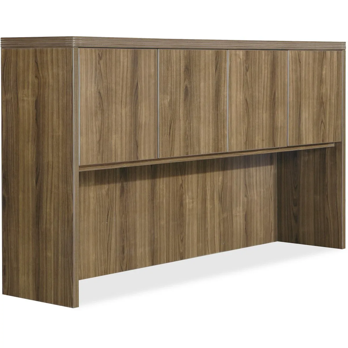Lorell Lorell LLR34321 Hutch 15x66x37 Walnut office furniture — product photo