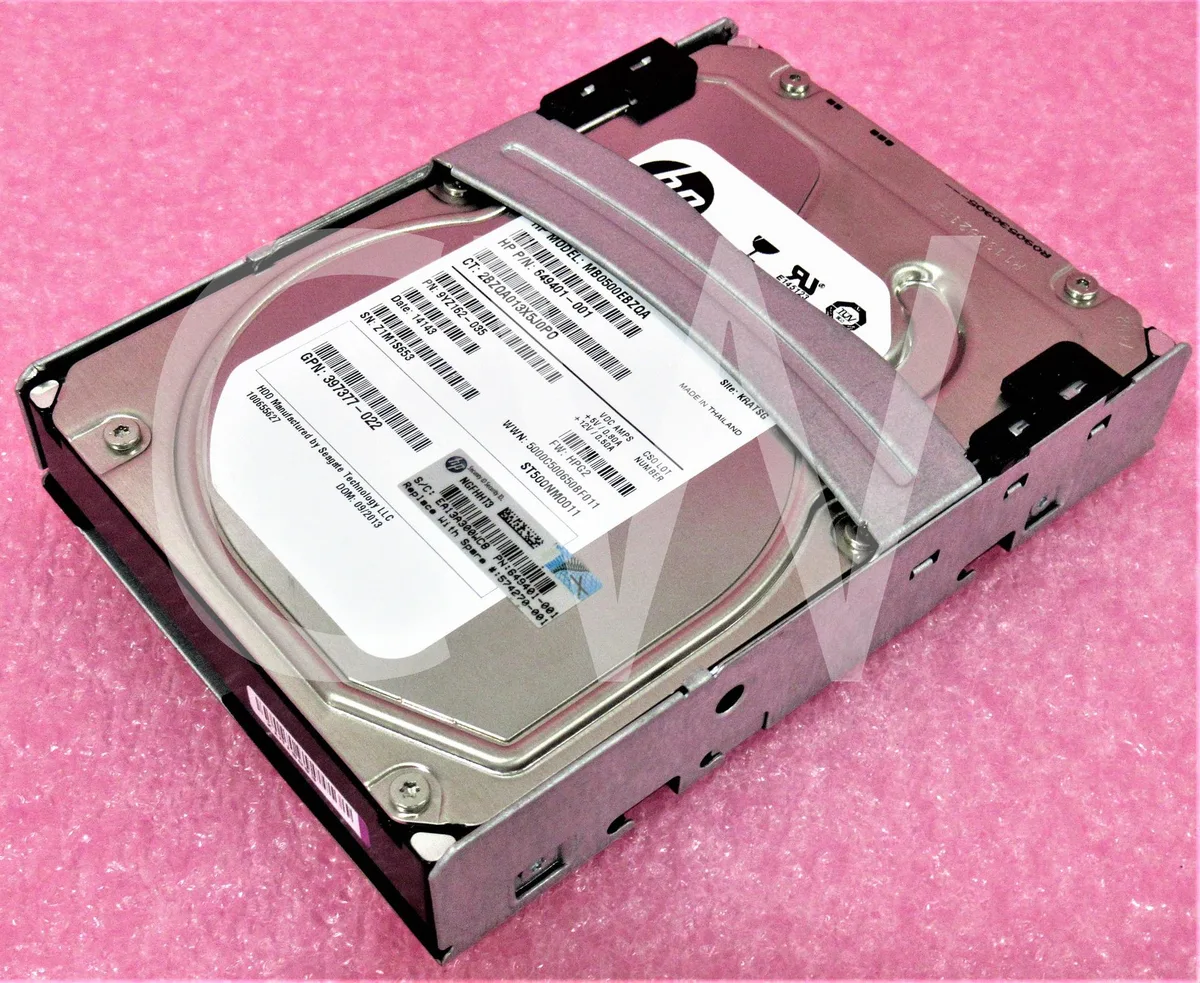 HP HP 500GB 7200RPM 3.5" SATA 3Gb/s internal hard drive — product photo