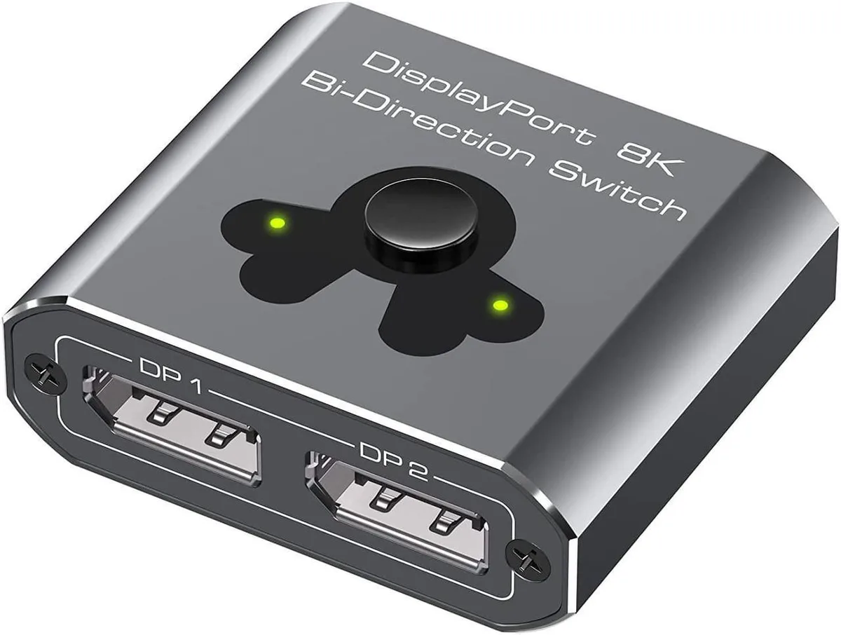 Vszerda Vszerda DP 1.4 Bi-Directional DisplayPort Switch 8K 60Hz 4K 120Hz — product photo