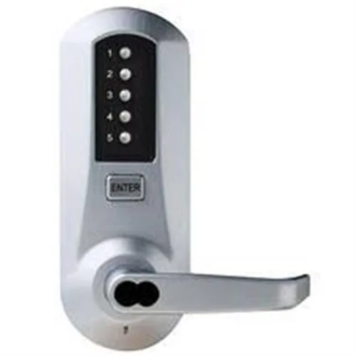 Simplex Simplex 5021BWL-26D Satin Chrome US26D Mechanical Pushbutton Door Lock — product photo