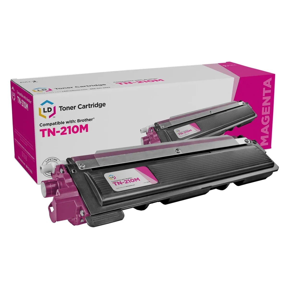 LD Products LD Products Compatible Toner Cartridge for Brother TN210M Magenta 1400 pages — product photo