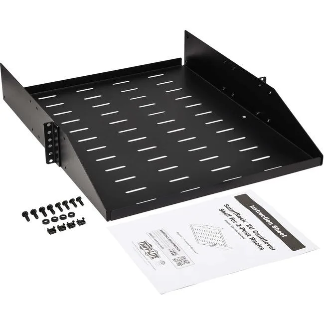 Tripp Lite Tripp Lite SRSHELF2PUNIV 2U Vented Server Rack Shelf 21.7 in Deep 60 lb Capacity — product photo