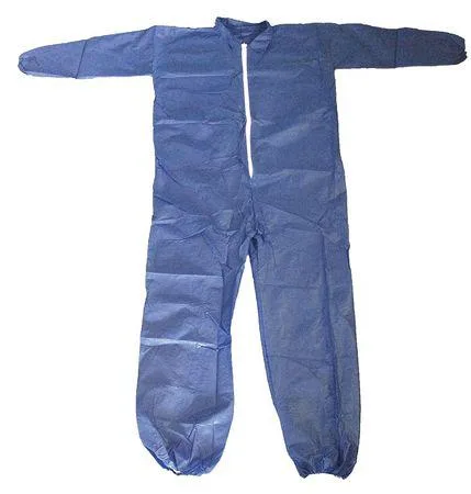 Condor Condor 26W815 Collared Disposable Coveralls M Blue 25 PK — product photo